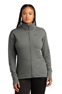 Sport-Tek ® Ladies Sport-Wick ® Flex Fleece Full-Zip - Front