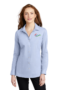 Port Authority ® Ladies Pincheck Easy Care Shirt - Front