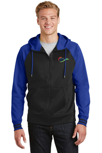 Sport-Tek® Sport-Wick® Varsity Fleece Full-Zip Hooded Jacket - Front