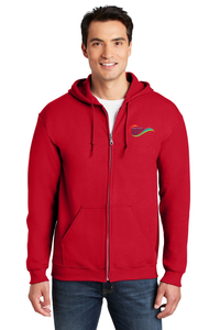 Gildan® - Heavy Blend™ Full-Zip Hooded Sweatshirt - Front
