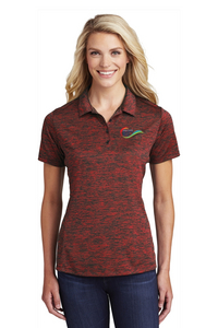 Sport-Tek® Ladies PosiCharge® Electric Heather Polo - Front