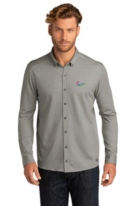 OGIO ® Code Stretch Long Sleeve Button-Up - Gray
