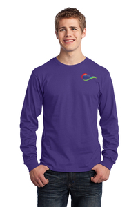 Port & Company® Long Sleeve Core Cotton Tee - Front