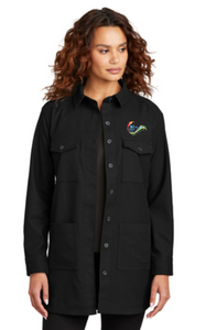 Mercer+Mettle™ Women’s Long Sleeve Twill Overshirt - Black