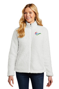 Port Authority® Ladies Cozy Fleece Jacket - Front