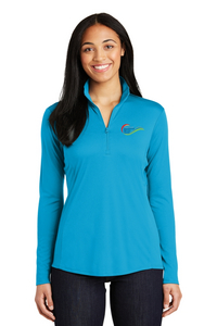 Sport-Tek® Ladies PosiCharge® Competitor™ 1/4-Zip Pullover - Front